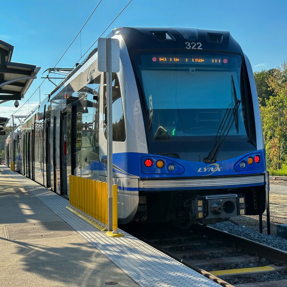 The LYNX Light Rail.
